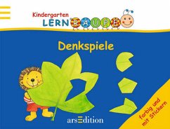 Denkspiele - Kindergarten Lernraupe [mit Stickern]. - Komossa, Simone