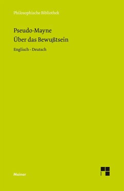 Über das Bewußtsein (1728) - Pseudo-Mayne