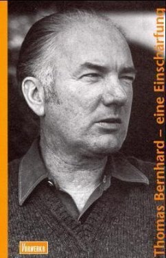 Cover Thomas Bernhard, eine Einschärfung
