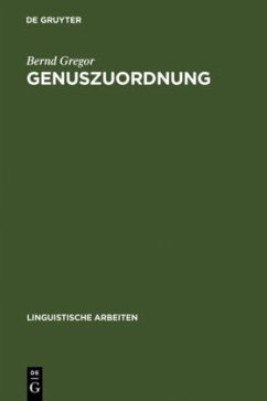 Genuszuordnung - Gregor, Bernd