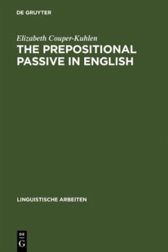 The prepositional passive in English - Couper-Kuhlen, Elizabeth