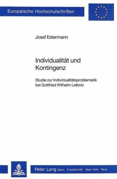 Individualität und Kontingenz - Estermann, Josef