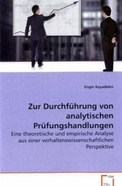 Zur Durchführung von analytischen Prüfungshandlungen - Kayadelen, Engin