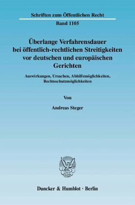 Überlange Verfahrensdauer bei öffentlich-rechtlichen Streitigkeiten vor deutschen und europäischen Gerichten.