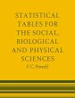 Statistical Tables for the Social,... - Bild 1