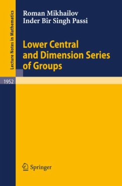 Lower Central and Dimension Series of Groups - Mikhailov, Roman;Passi, Inder Bir Singh