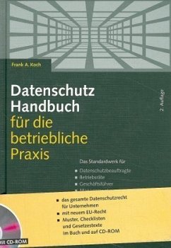 Datenschutz-Handbuch für die betriebliche Praxis, m. CD-ROM