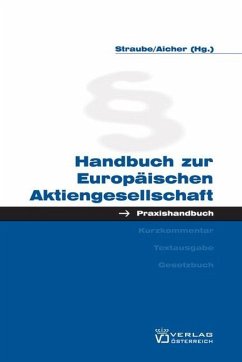 Cover Handbuch zur Europäischen Aktiengesellschaft