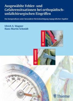 Ausgewählte Fehler- und Gefahrensituationen bei orthopädisch-unfallchirurgischen Eingriffen - Wagner, Ulrich A.; Schmidt, Hans-Martin