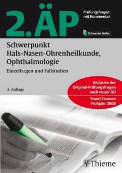 Cover Schwerpunkt Hals-Nasen-Ohren-Heilkunde, Ophthalmologie / 2. ÄP