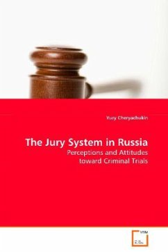 Cover The Jury System in Russia