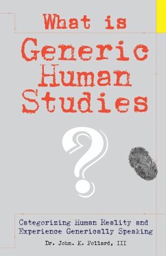 Cover What Is Generic Human Studies?