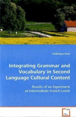 Cover Integrating Grammar and Vocabulary in Second LanguageCultural Content
