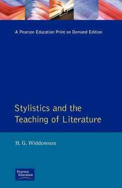 Stylistics and the Teaching of Literature - Widdowson, H G