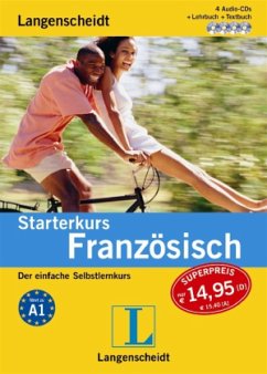Cover Langenscheidt Starterkurs Französisch, Lehrbuch, CD-Textbuch u. 4 Audio-CDs