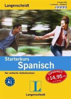 Cover Langenscheidt Starterkurs Spanisch, Lehrbuch, CD-Textbuch u. 4 Audio-CDs