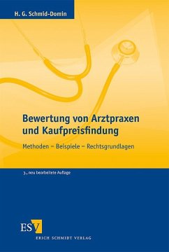 Cover Bewertung von Arztpraxen und Kaufpreisfindung – Methoden – Beispiele – Rechtsgrundlagen