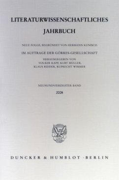 Literaturwissenschaftliches Jahrbuch.