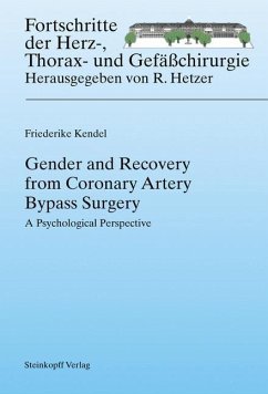 Gender and Recovery from Coronary Artery Bypass Surgery - Kendel, Friederike