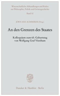 An den Grenzen des Staates - Kämmerer, Jörn Axel (Hrsg.)