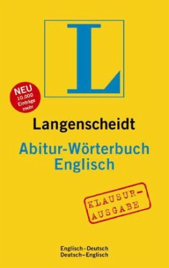 Cover Langenscheidt Abitur-Wörterbuch Englisch, Klausurausgabe