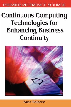 Continuous Computing Technologies for Enhancing Business Continuity - Bajgoric, Nijaz