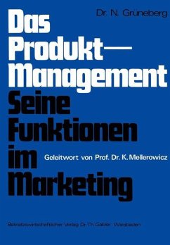 Das Produkt-Management Seine Funktionen im Marketing - Grüneberg, Nicolaus