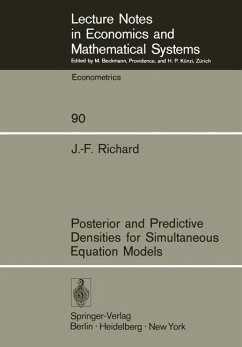 Posterior and Predictive Densities for Simultaneous Equation Models - Richard, J.-F.