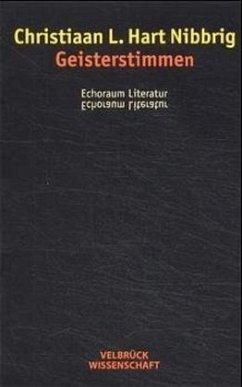 Geisterstimmen - Hart-Nibbrig, Christiaan L.