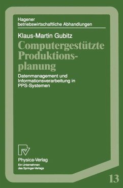 Computergestützte Produktionsplanung - Gubitz, Klaus-Martin