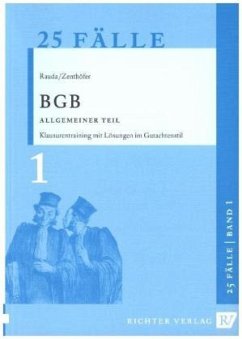 BGB Allgemeiner Teil - Rauda, Christian;Zenthöfer, Jochen