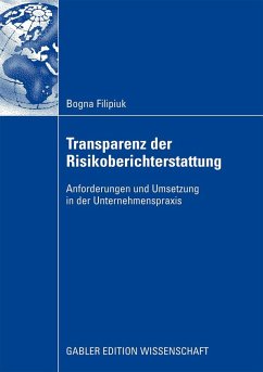 Cover Transparenz der Risikoberichterstattung