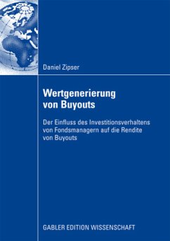 Wertgenerierung von Buyouts - Zipser, Daniel