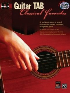Cover Basix® Guitar TAB Classical Favorites, m. 2 Audio-CD