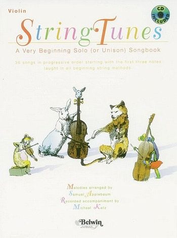 Stringtunes -- A Very Beginning Solo (or Unison) Songbook: Violin, Book & CD