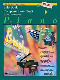 Cover Alfred's Basic Piano Course Top Hits! Solo Book: Complete 2 & 3
