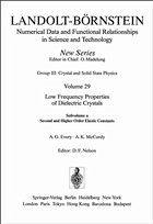 Cover Second and Higher Order Elastic Constants/ Elastische Konstanten zweiter und höherer Ordnung
