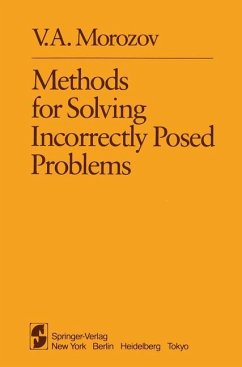 Methods for Solving Incorrectly Posed Problems - Morozov, V. A.