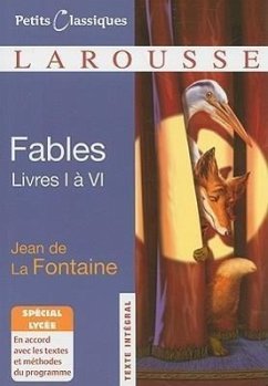 Fables: Livres I A VI - de La Fontaine, Jean