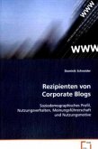 Rezipienten von Corporate Blogs