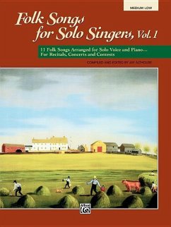 Folk Songs for Solo Singers, Vol 1