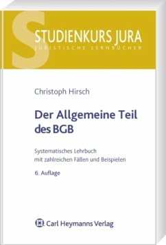 Der Allgemeine Teil des BGB - Hirsch, Christoph