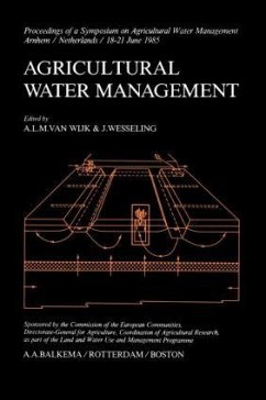 Agricultural Water Management - Wijk, A L van; Wesseling J