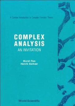 Cover Complex Analysis: An Invitation