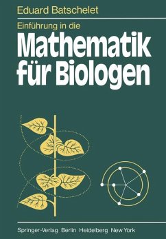 Einführung in die Mathematik für Biologen - Batschelet, Eduard