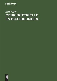 Cover Mehrkriterielle Entscheidungen