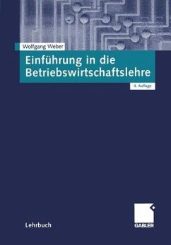 Einführung in die Betriebswirtschaftslehre