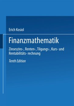 Finanzmathematik - Kosiol, Erich