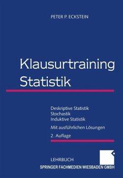 Klausurtraining Statistik - Eckstein, Peter P.