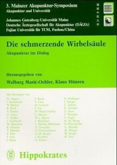 Die schmerzende Wirbelsäule - Maric-Oehler, Walburg u. Klaus Hünten (Hrsg.)